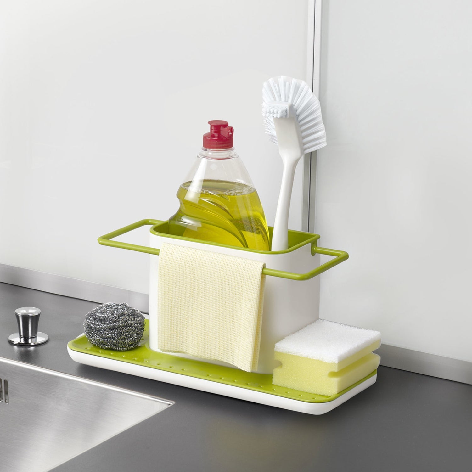 Joseph Joseph Caddy Large Kitchen Sink Tidy - Green