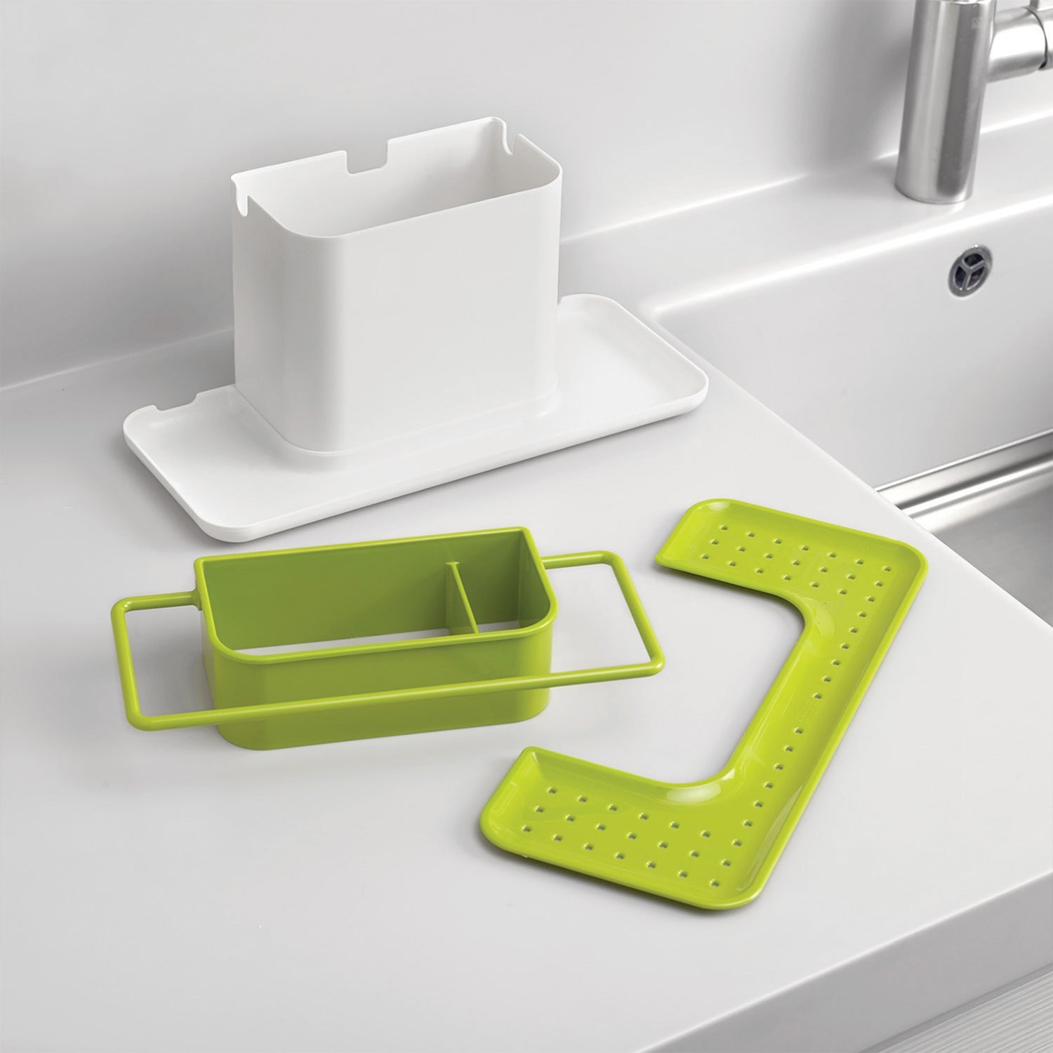 Joseph Joseph Caddy Large Kitchen Sink Tidy - Green