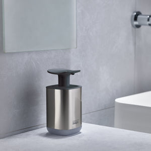 Joseph Joseph Presto Steel Soap Dispenser, Grey