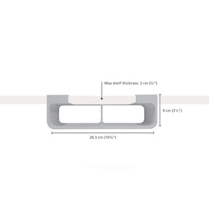 Joseph Joseph CupboardStore Film, Foil and Bag Organiser, Grey