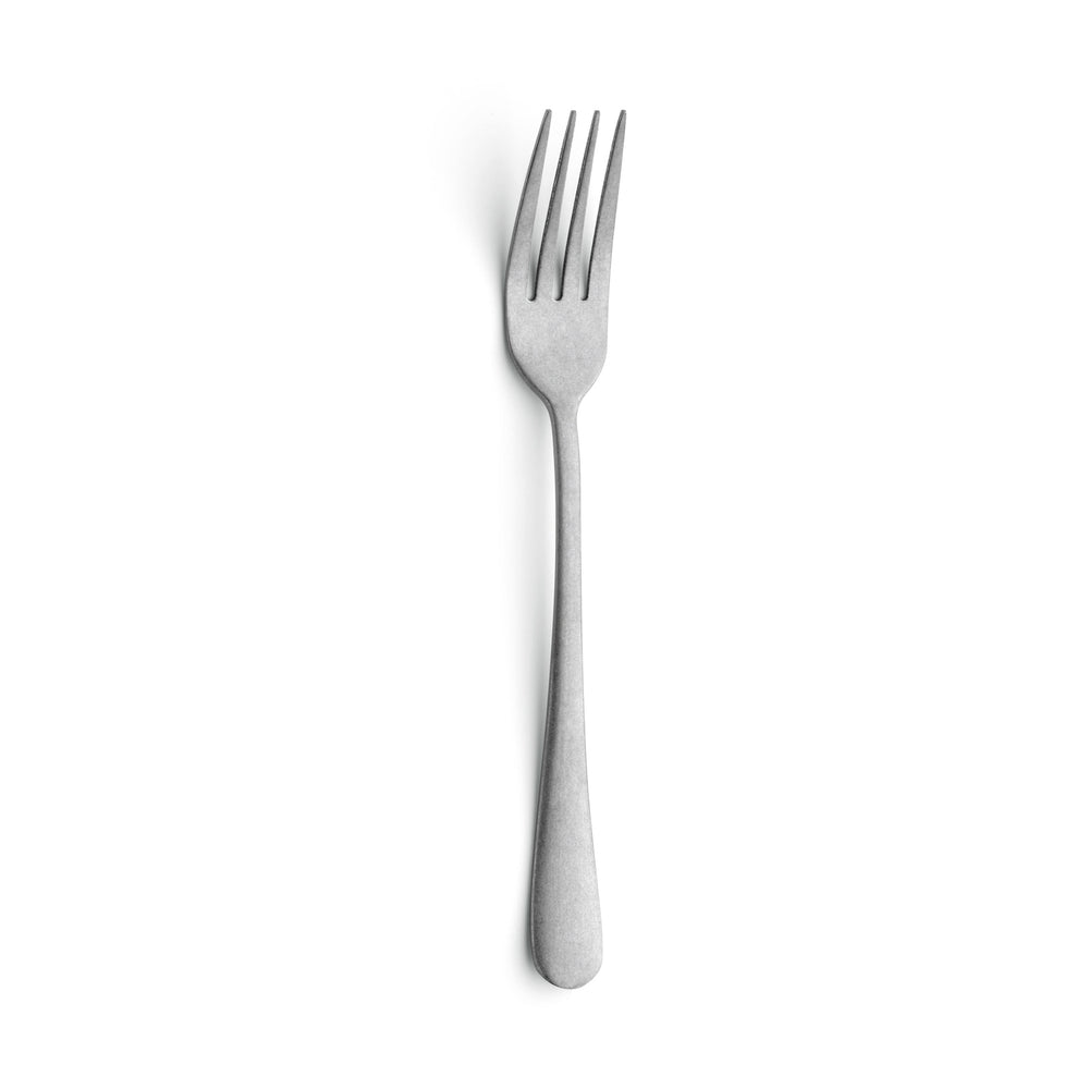 Amefa 12" Premium Stonewash Stainless Steel Dinner Forks, Set of 12, Rustproof Dining Flatware, Austin Series