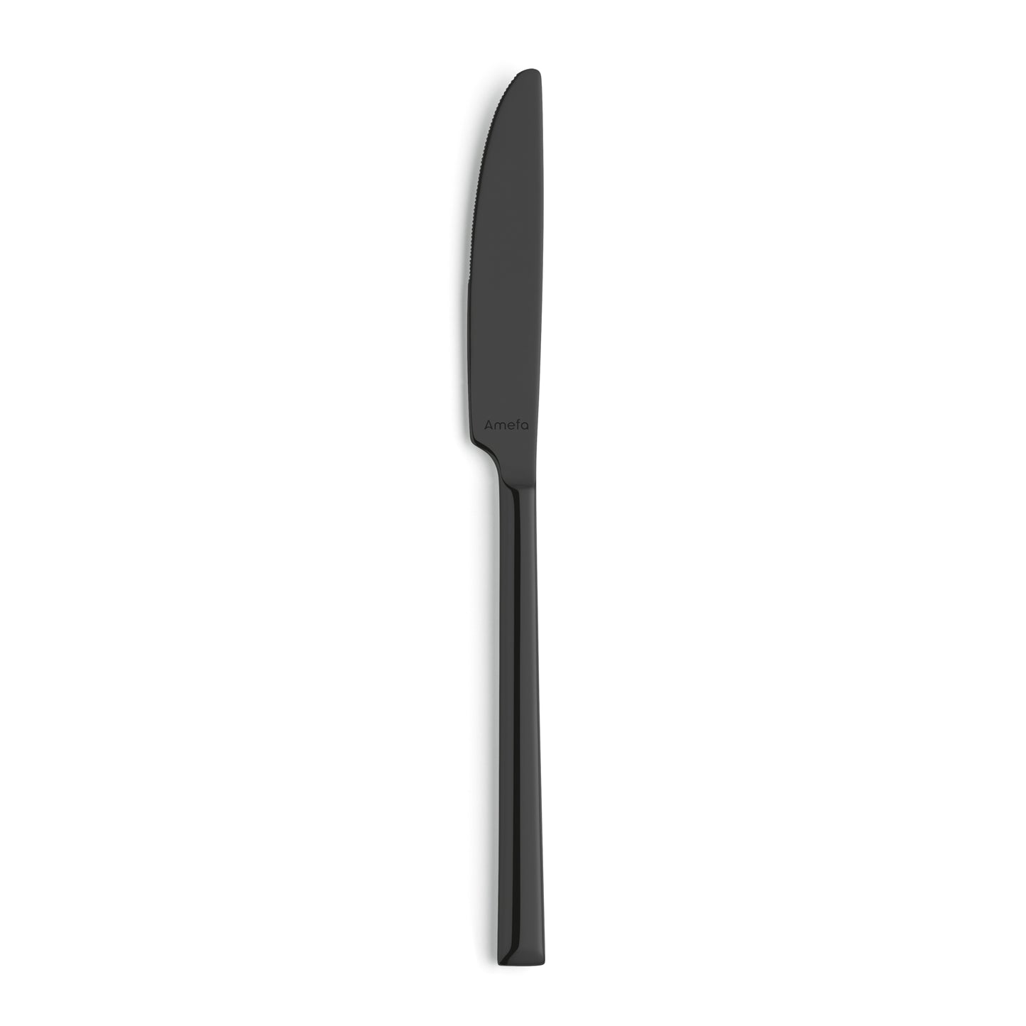Amefa Metropole Black Stainless Steel Dinner Knife Set, 6-Pieces