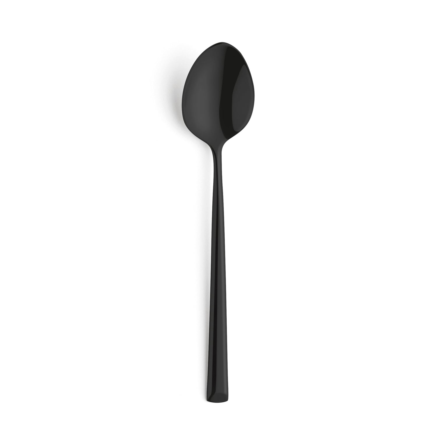 Amefa Metropole Black Stainless Steel Medium Teaspoon Set, 6-Pieces