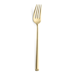 Amefa Metropole Champagne Stainless Steel Dinner Fork Set, 6-Pieces