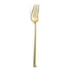 Amefa Metropole Champagne Stainless Steel Dinner Fork Set, 6-Pieces