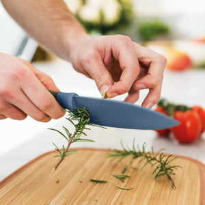 BergHOFF Leo Small Chef'S Knife With Herb Stripper, 14 cm - Blue