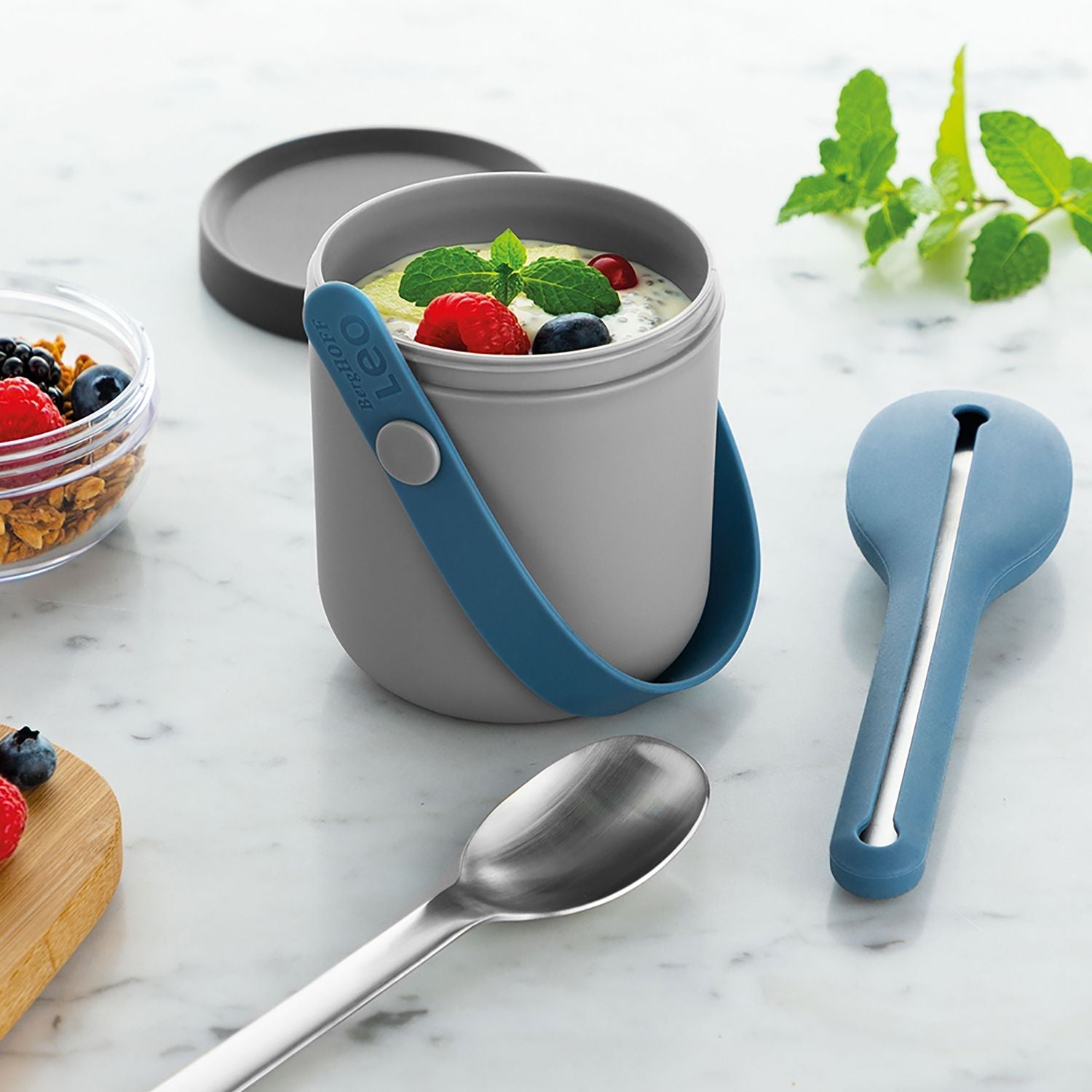 BergHOFF Leo Portable Spoon Set With Container