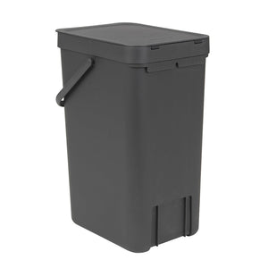 Brabantia 'Sort & Go' Waste Bin, 16 litre - Grey