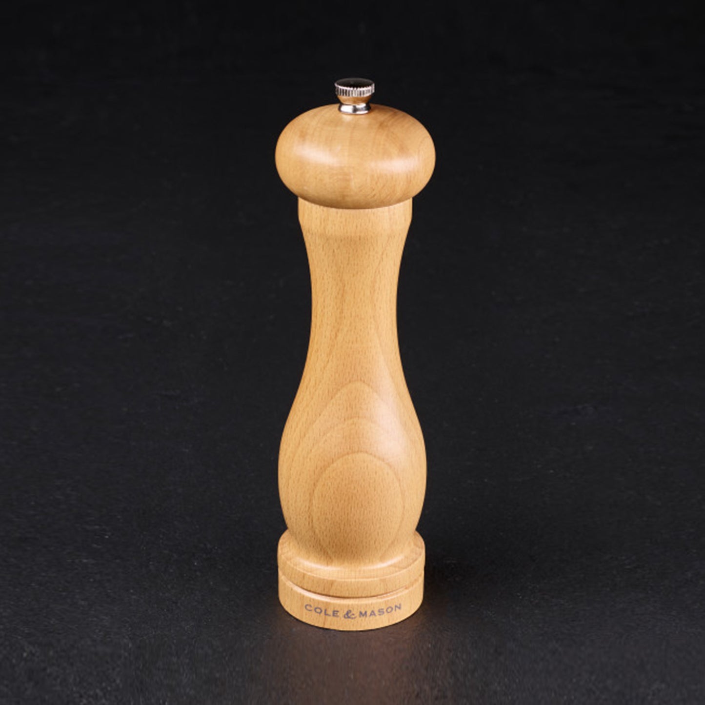 Cole & Mason Beech Capstan Precision Pepper Mill, 200 mm