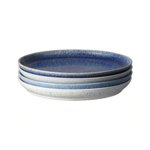 Denby Studio Blue Coupe Dinner Plate, Set of 4