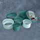 Jamie Oliver Fluted Cookie Cutters, Set of 5 (Atlantic Green)