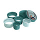 Jamie Oliver Fluted Cookie Cutters, Set of 5 (Atlantic Green)