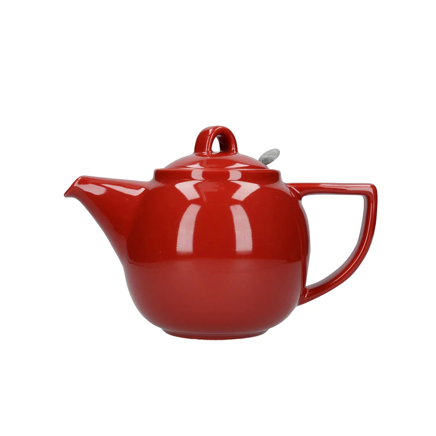 London Pottery Red Ceramic Geo Teapot, 900ml