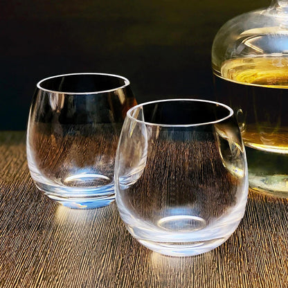 Dartington Crystal Whisky Tumbler Glass, Set of 2