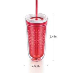 Zoku Travel Tumbler, Red, 325ml