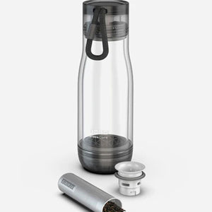Zoku Glass Core Bottle with Tea Infuser, 475ml