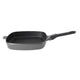 BergHOFF Gem Square Grill Pan with Detachable Handle, 28 cm - Grey