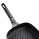 BergHOFF Gem Square Grill Pan with Detachable Handle, 28 cm - Grey
