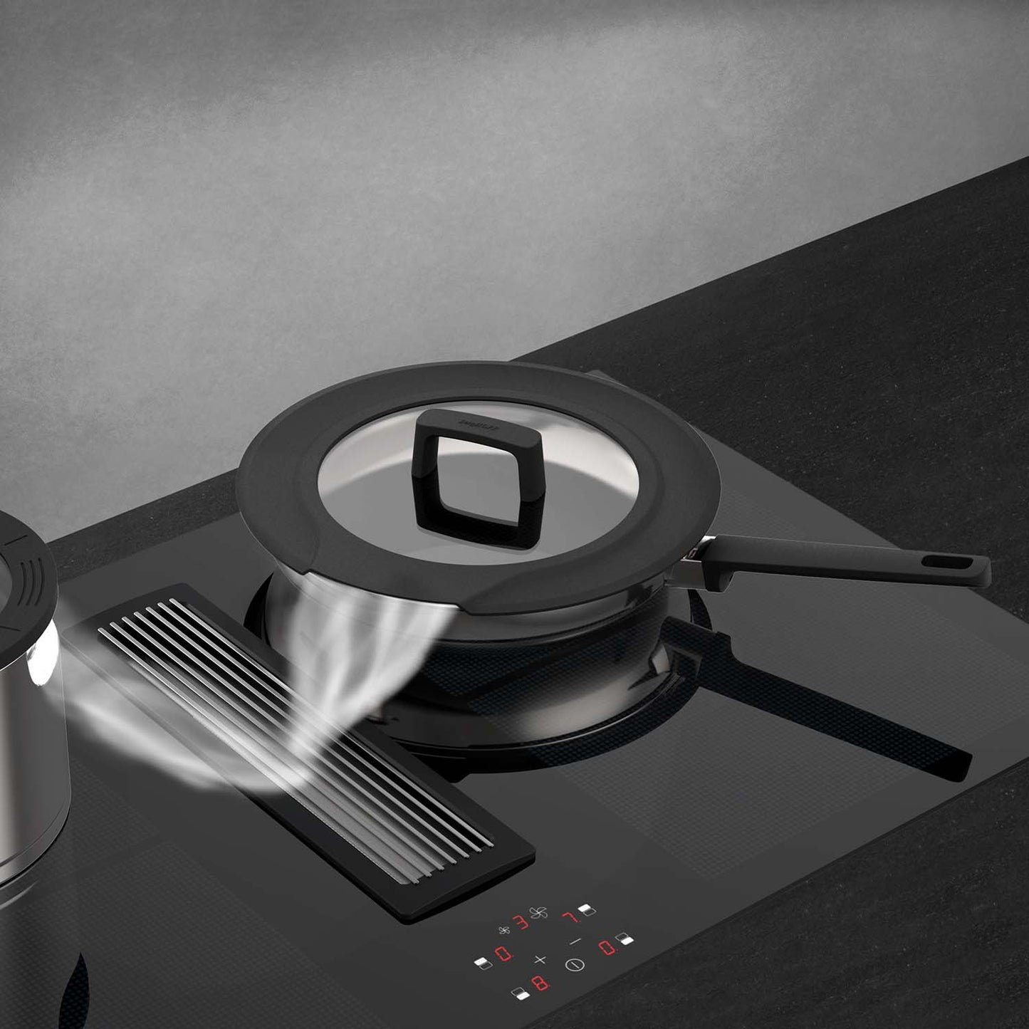 BergHOFF Gem 3 Piece Downdraft Frying Pan